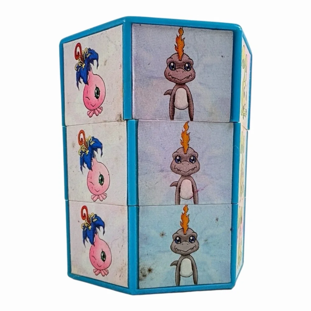 Digimon Puzzle Twist & Match Toy 2000 Vintage Pre-owned